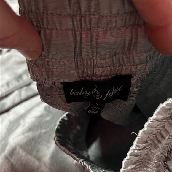 Baby Phat Metallic Silver Joggers - Picture 4 of 6